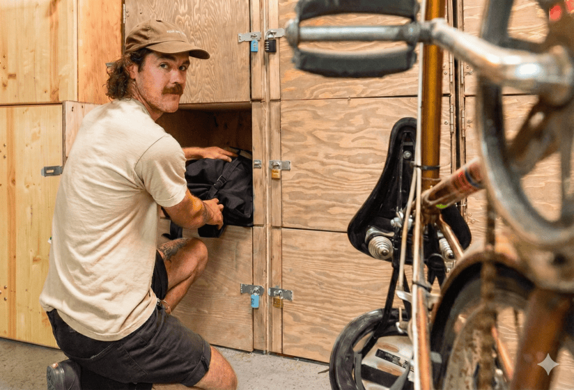 Secure Bike & Bag Storage - Ocean Island Inn amenity